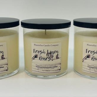 Fresh Linen Burst Soy Wax Candle