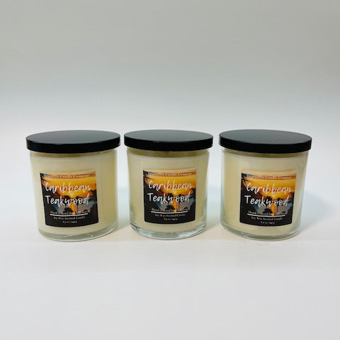 Caribbean Teakwood Soy Wax Candle