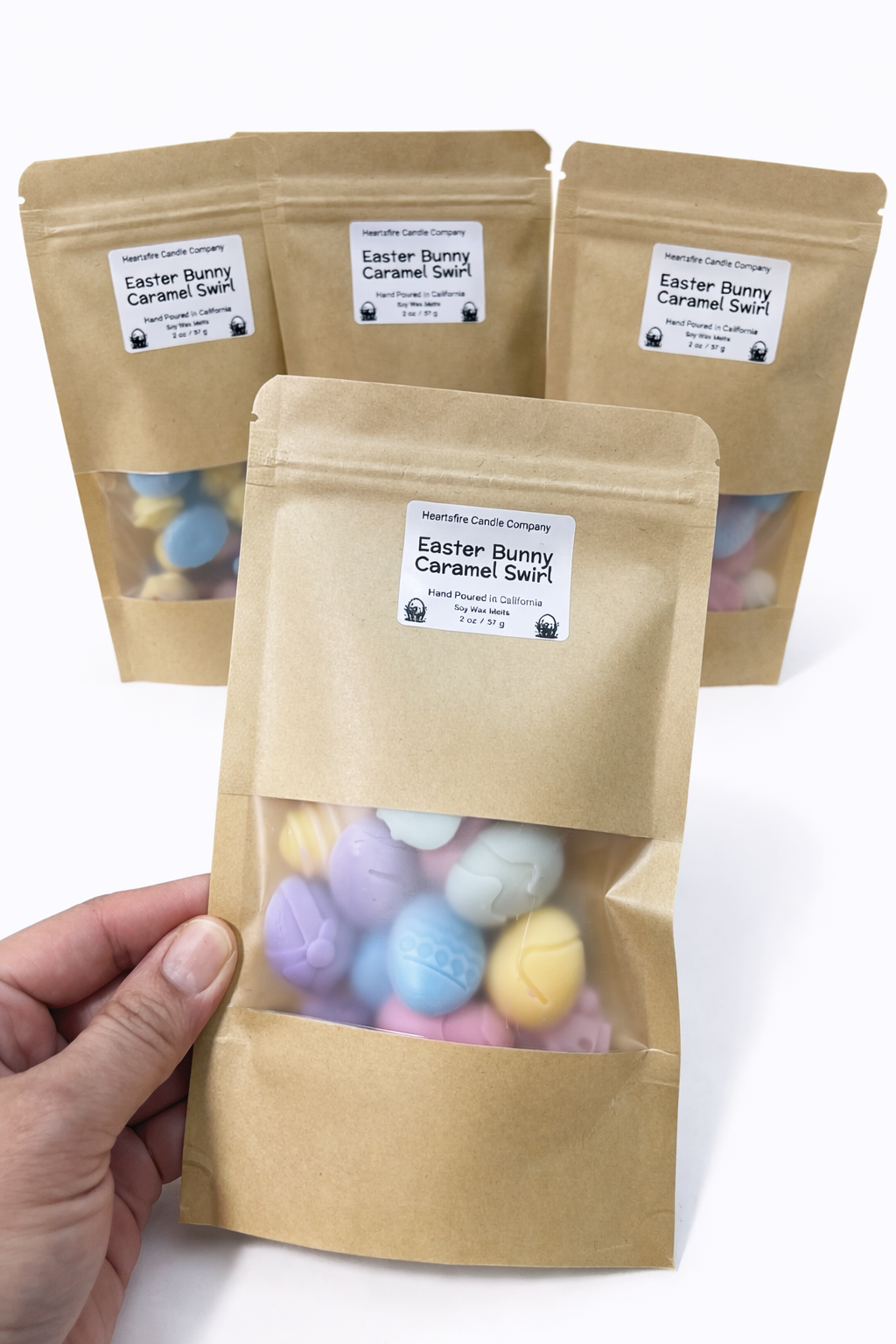 Easter Bunny Caramel Swirl Soy Wax Melts