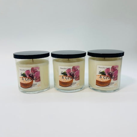 Sea Salt & Orchid Soy Wax Candle