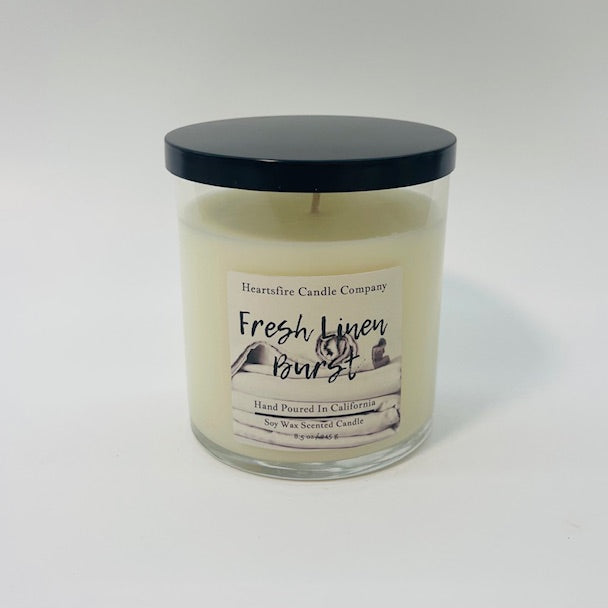 Fresh Linen Burst Soy Wax Candle