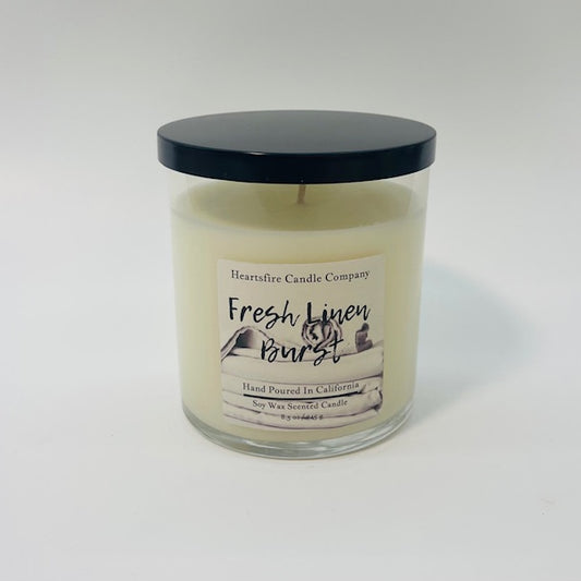 Fresh Linen Burst Soy Wax Candle