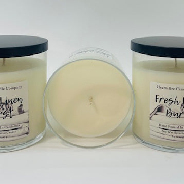 Fresh Linen Burst Soy Wax Candle