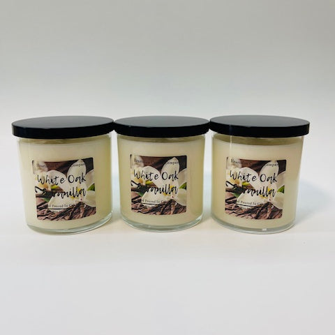 White Oak & Vanilla Soy Wax Candle