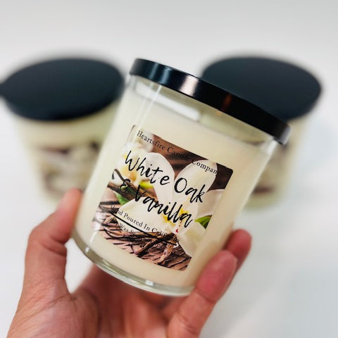 White Oak & Vanilla Soy Wax Candle